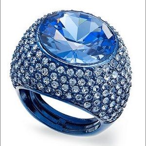 Vintage juicy couture blue diamond ring